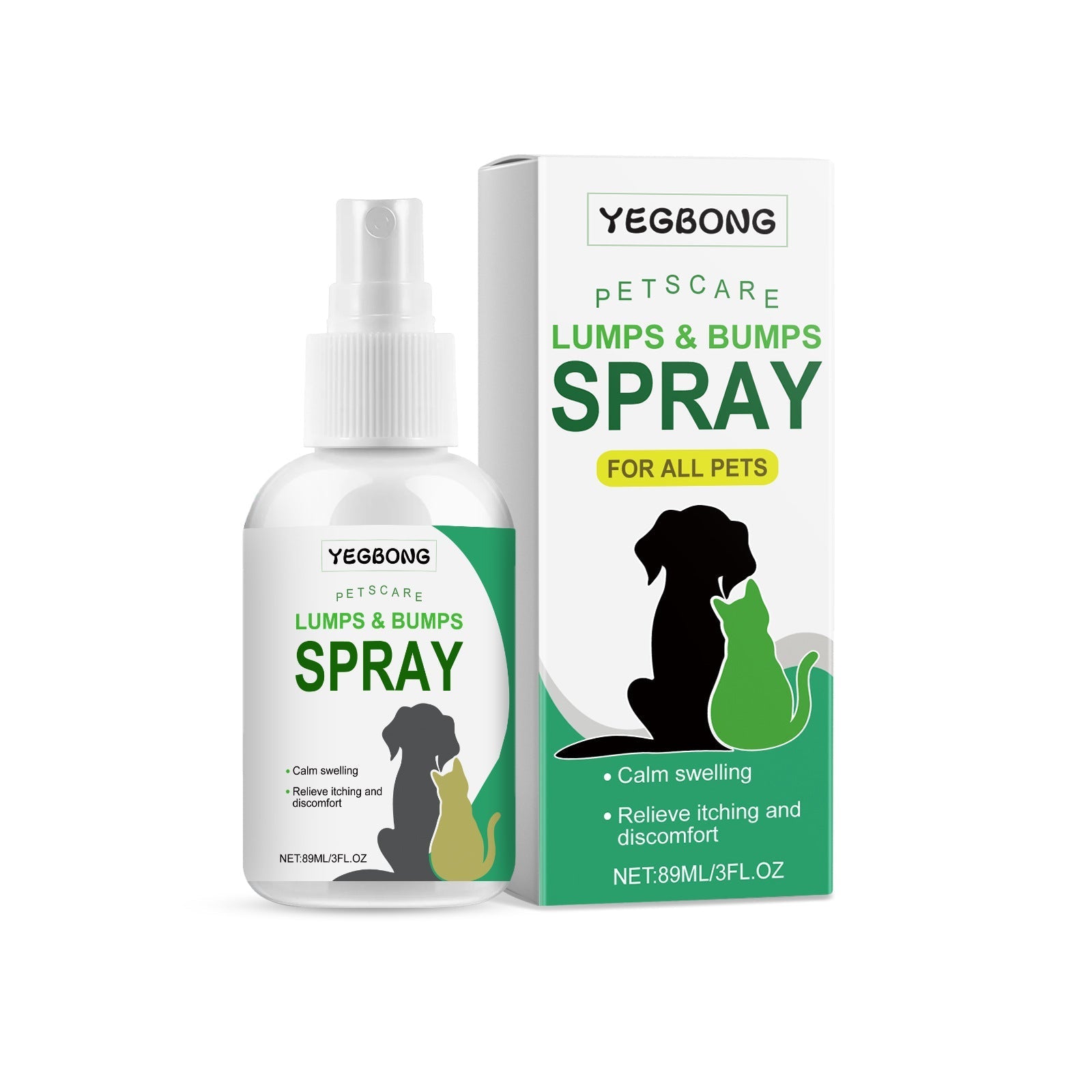 HKM-0390333 Soothing Skin Relief Pet Care Spray for Cats and Dogs - 89ml