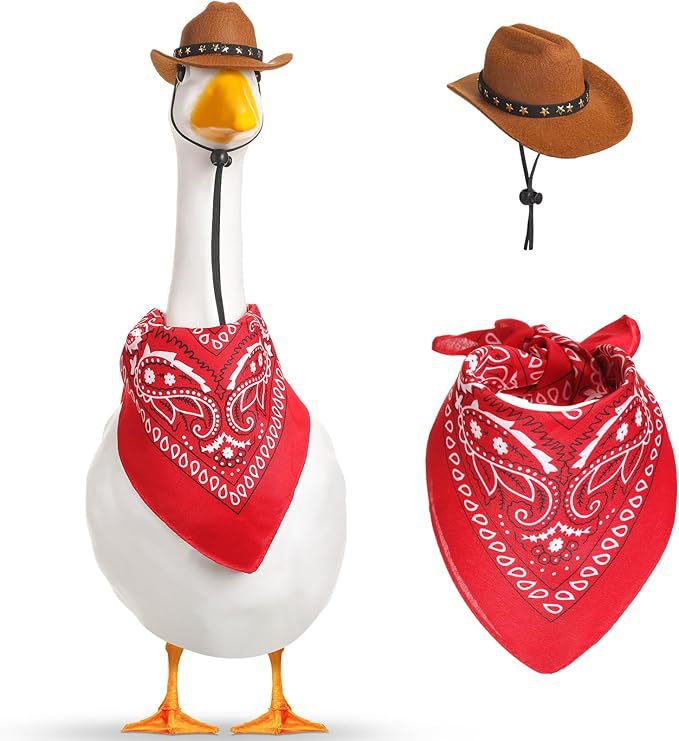 HKM-0390845 Monochrome Denim Cowboy Hat and Drool Towel Set for All Seasons