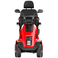 HKM-039187 Durable 4-Wheel Electric Mobility Scooter with 950W Motor, Max Load 150KG, 40KM Range, Red