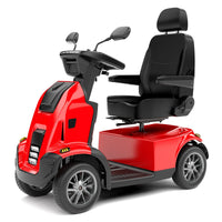HKM-039187 Durable 4-Wheel Electric Mobility Scooter with 950W Motor, Max Load 150KG, 40KM Range, Red