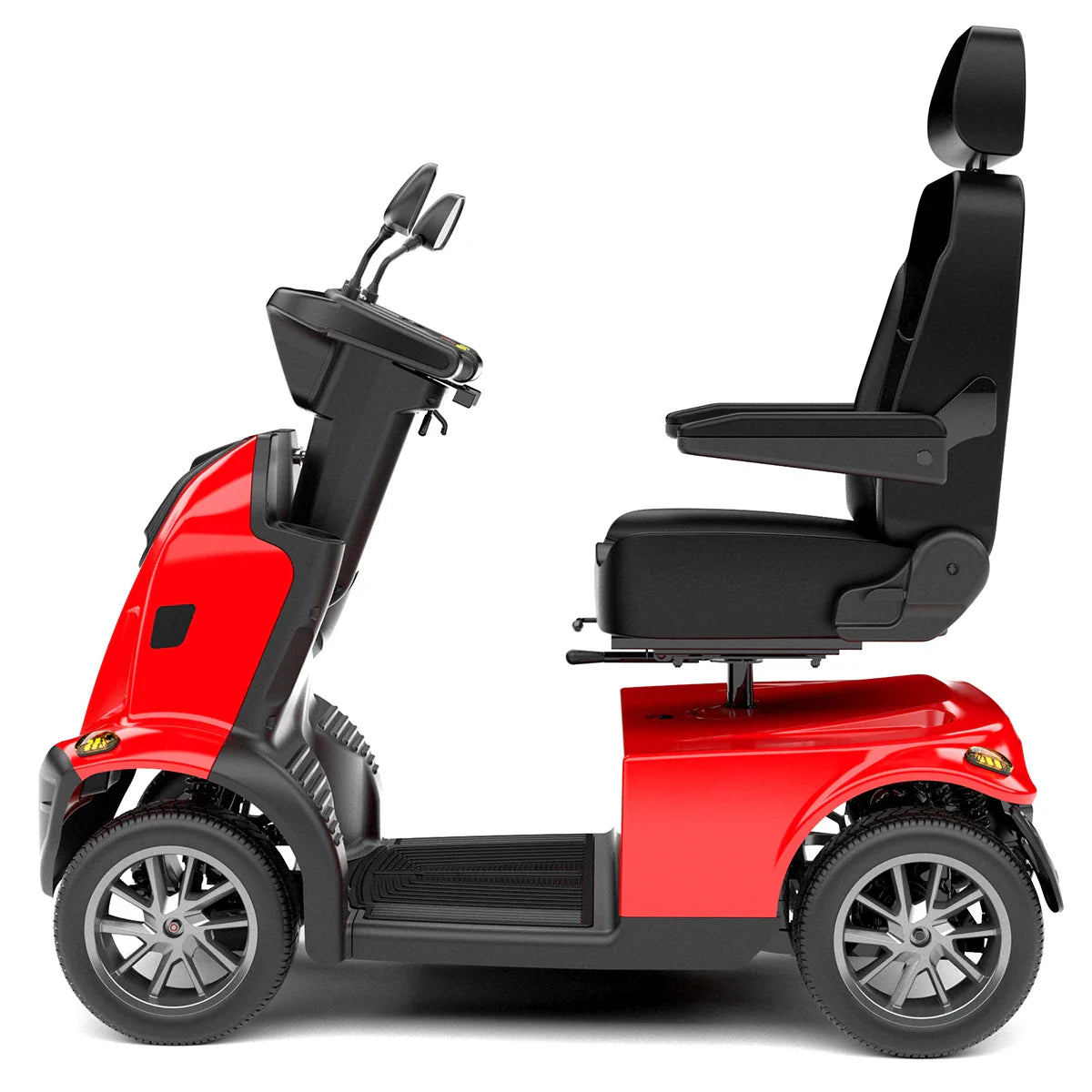 HKM-039187 Durable 4-Wheel Electric Mobility Scooter with 950W Motor, Max Load 150KG, 40KM Range, Red