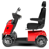 HKM-039187 Durable 4-Wheel Electric Mobility Scooter with 950W Motor, Max Load 150KG, 40KM Range, Red