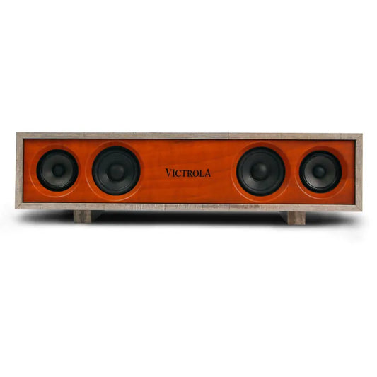 HKM-039315 Bluetooth HI-FI Retro Speaker with Wooden Case and Stand, 2X15W RMS Output