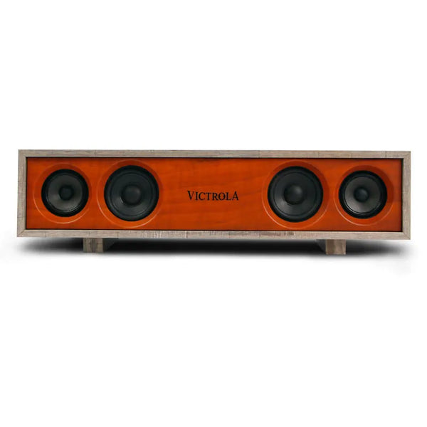 HKM-039315 Bluetooth HI-FI Retro Speaker with Wooden Case and Stand, 2X15W RMS Output
