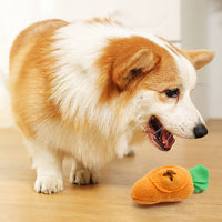 HKM-0393277 Interactive Carrot Toy for Pets - Dog, Cat, and Rabbit Food-Finding Game with Sound