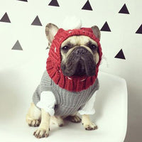 HKM-0394813 Casual Acrylic Dog Hat for All Seasons - One Size Fits Most