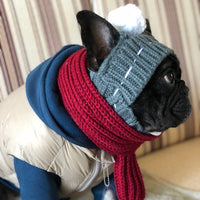 HKM-0394813 Casual Acrylic Dog Hat for All Seasons - One Size Fits Most