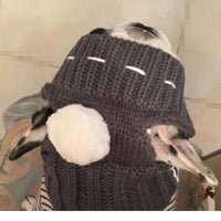HKM-0394813 Casual Acrylic Dog Hat for All Seasons - One Size Fits Most