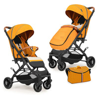 HKM-039507 Lightweight One-Hand Foldable Baby Stroller with Modern Design and Easy Maneuverability
