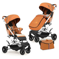 HKM-039507 Lightweight One-Hand Foldable Baby Stroller with Modern Design and Easy Maneuverability