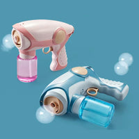 HKM-039571 Electric Automatic Bubble Blower Toy for Kids - Outdoor Soap Bubbles Machine