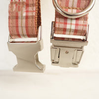 HKM-0396221 Plaid Design Dog Ring in Durable Polyester Material