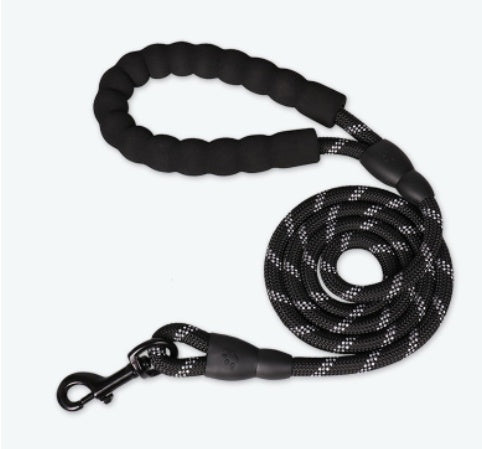 HKM-0398013 Reflective Nylon Dog Leash Available in Multiple Colors and Sizes