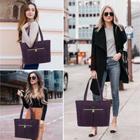 HKM-040019 Luxury Women's Laptop Backpack for 15.6-17.3 Inch Laptops - Stylish College and Travel Bag