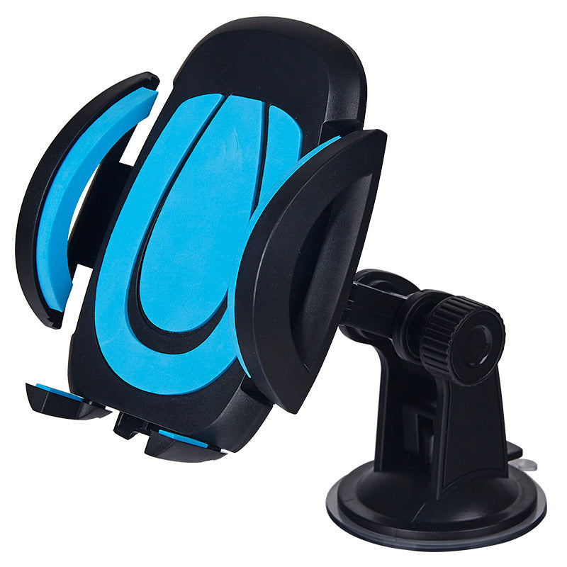 HKM-040019 U-Shaped Suction Cup Mobile Phone Holder for Car and Desk, ABS Material, Adjustable Clamp arm, Suitable for All Mobile Devices
