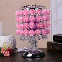 HKM-040147 Rose Aromatherapy Lamp – Elegant Home Decor & Relaxing Night Light with Essential Oil Diffuser Function