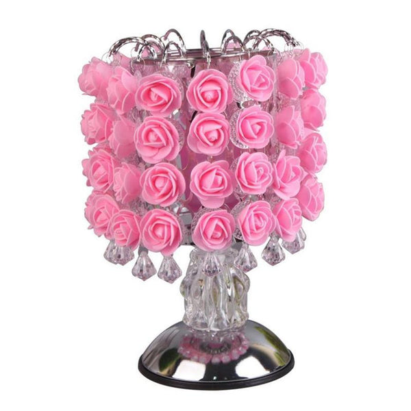 HKM-040147 Rose Aromatherapy Lamp – Elegant Home Decor & Relaxing Night Light with Essential Oil Diffuser Function