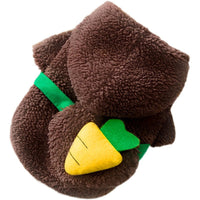 HKM-0402365 Cozy Velvet Carrot Backpack Dog Apparel for Autumn and Winter