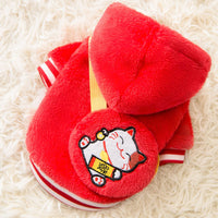 HKM-0402365 Cozy Velvet Carrot Backpack Dog Apparel for Autumn and Winter
