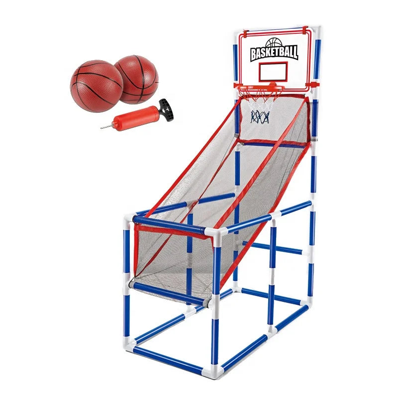 HKM-040275 Indoor Basketball Hoop Toy Set for Kids with 2 Balls - Suitable for Ages 2-7