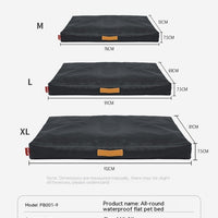 HKM-0404029 Sponge Pet House Bed - Dark Gray, Scratch-Resistant & Non-Slip, Multiple Sizes