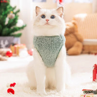 HKM-0404541 Warm Fleece Dog Coat with Santa Design for Small Breeds and Puppies