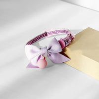 HKM-0405949 Adjustable Cat Bow Tie Collar with Bell - Multiple Colors Available