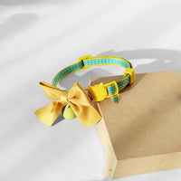 HKM-0405949 Adjustable Cat Bow Tie Collar with Bell - Multiple Colors Available