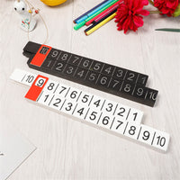 HKM-040595 Solid Wood Digital Decomposition Ruler for Intellectual Development – Educational Puzzle Toy for Ages 4-6