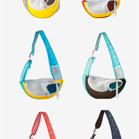 HKM-0406205 Breathable Mesh Pet Backpack - Portable Shoulder Bag for Small Dogs Up to 9kg