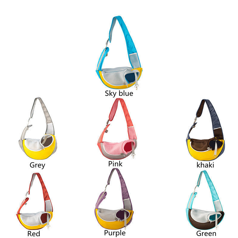 HKM-0406205 Breathable Mesh Pet Backpack - Portable Shoulder Bag for Small Dogs Up to 9kg
