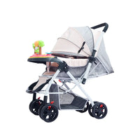 HKM-040659 Convertible Two-Way Musical Baby Stroller with Adjustable Multi-Function Features and Easy Fold Design