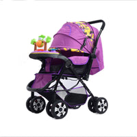 HKM-040659 Convertible Two-Way Musical Baby Stroller with Adjustable Multi-Function Features and Easy Fold Design