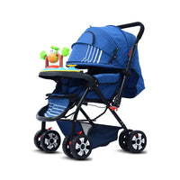 HKM-040659 Convertible Two-Way Musical Baby Stroller with Adjustable Multi-Function Features and Easy Fold Design