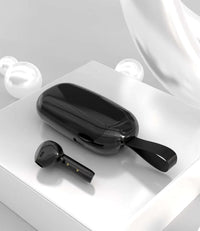 HKM-040659 Portable Wireless Earphone with Call Function and Voice Control - Stereo Bluetooth 5.0 Earplugs