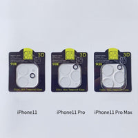 HKM-040851 3D Tempered Glass Lens Protection Film for iPhone Models - HD, Explosion-Proof, Anti-Fingerprint