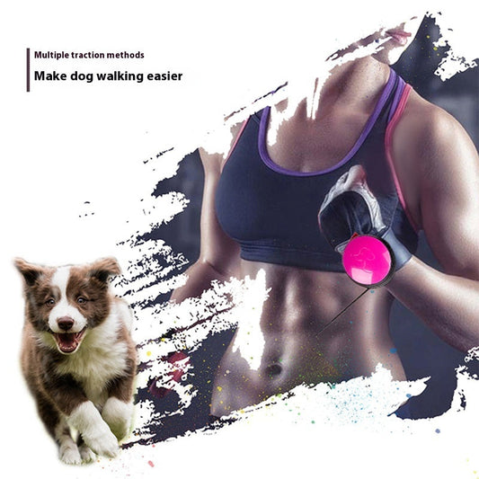 HKM-0409533 Automatic Retractable Leash for Pets - Explosion-Proof, Durable Nylon Design, Multiple Color Options Available