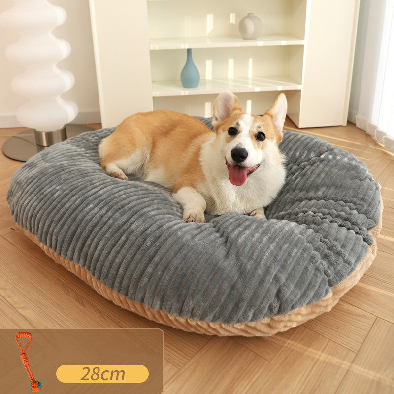 HKM-0409789 Double-Sided Removable & Washable Dog Mattress - Universal Floor Mat for Pets