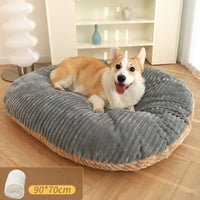 HKM-0409789 Double-Sided Removable & Washable Dog Mattress - Universal Floor Mat for Pets