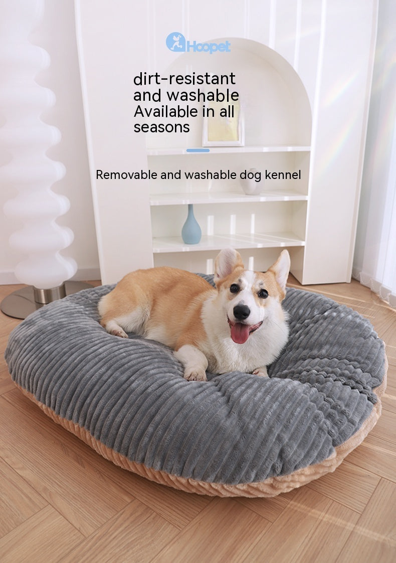 HKM-0409789 Double-Sided Removable & Washable Dog Mattress - Universal Floor Mat for Pets