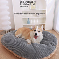 HKM-0409789 Double-Sided Removable & Washable Dog Mattress - Universal Floor Mat for Pets