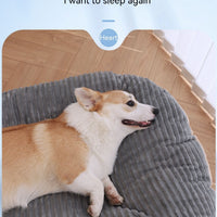 HKM-0409789 Double-Sided Removable & Washable Dog Mattress - Universal Floor Mat for Pets