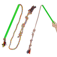 HKM-0410557 Dog Training Pole with Cotton Rope - Available in Small, Medium, and Large Sizes