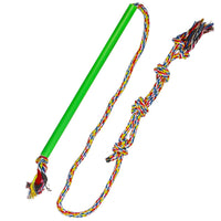 HKM-0410557 Dog Training Pole with Cotton Rope - Available in Small, Medium, and Large Sizes