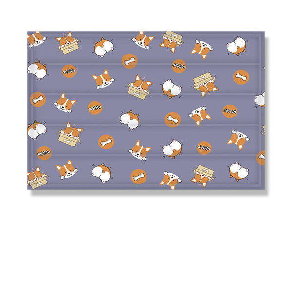 HKM-0411581 Cooling Cat Mat - Cloth Ice Pad for Summer Comfort in Multiple Sizes