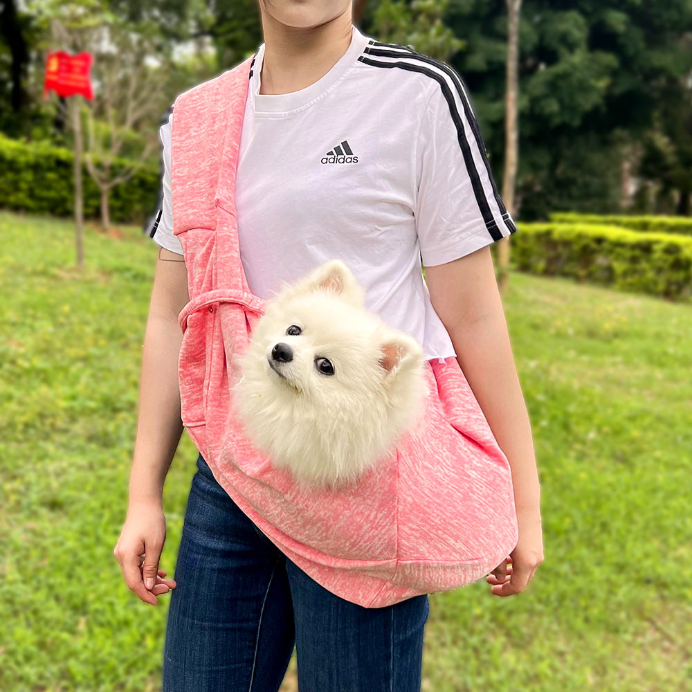 HKM-0412349 Cozy Autumn and Winter Crossbody Pet Bag for Cats and Dogs, Multiple Colors Available