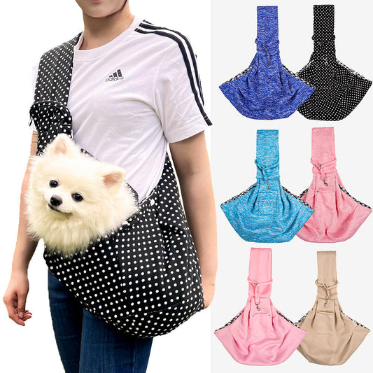 HKM-0412349 Cozy Autumn and Winter Crossbody Pet Bag for Cats and Dogs, Multiple Colors Available