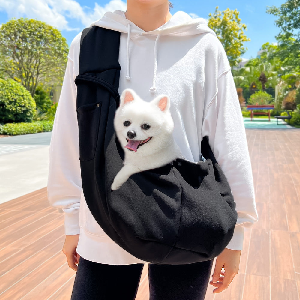 HKM-0412349 Cozy Autumn and Winter Crossbody Pet Bag for Cats and Dogs, Multiple Colors Available