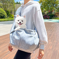 HKM-0412349 Cozy Autumn and Winter Crossbody Pet Bag for Cats and Dogs, Multiple Colors Available