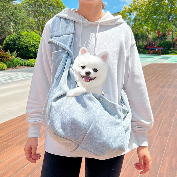 HKM-0412349 Cozy Autumn and Winter Crossbody Pet Bag for Cats and Dogs, Multiple Colors Available